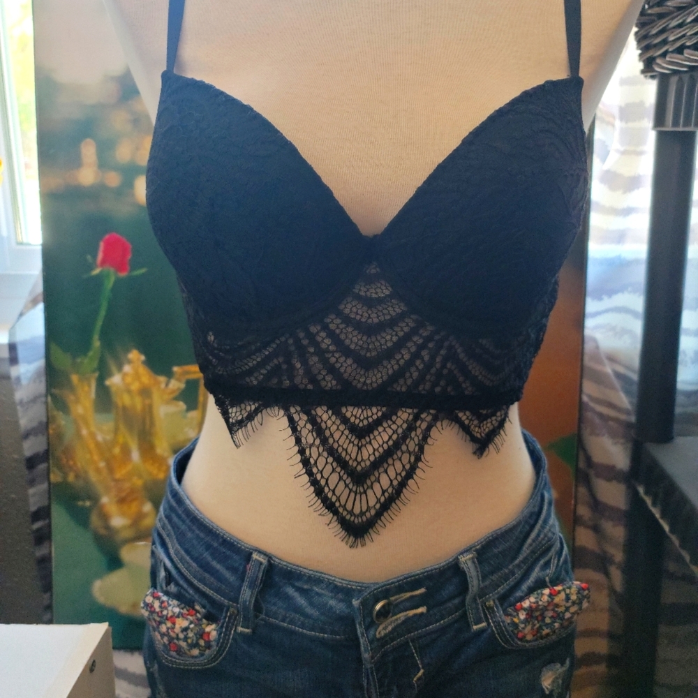 Black Lacy Bralette